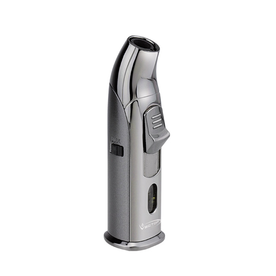 Vector Aztech Single Jet Flame Cigar Lighter – Gunmetal