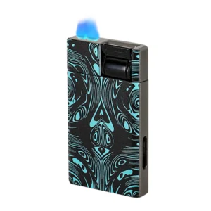 Vector Bishop Flat Jet Flame – Turquoise Black Spade