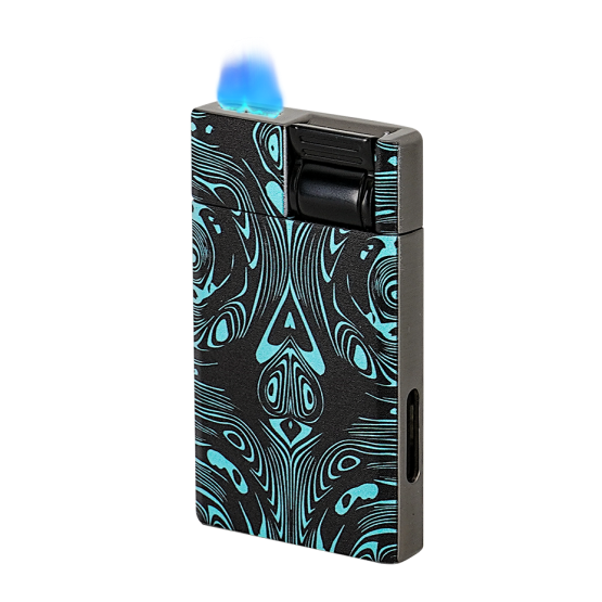 Vector Bishop Flat Jet Flame – Turquoise Black Spade