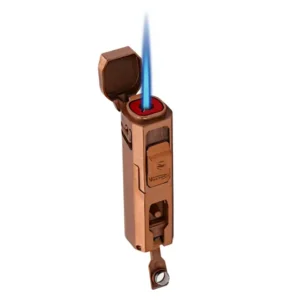 Vector Caliper Single Jet Flame Cigar Lighter – Copper Satin