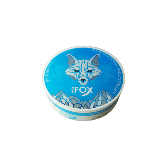 White Fox Slim One Paw Slim White Portion Nicotine Pouches – 10 x Tins - Image 2