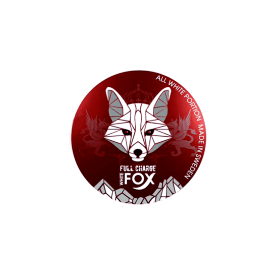 White Fox Slim Full Charge White Portion Nicotine Pouches – Single Tin