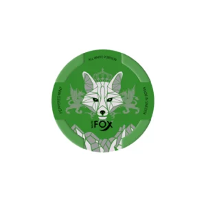 White Fox Peppered Mint Slim White Portion Nicotine Pouches – Single Tin