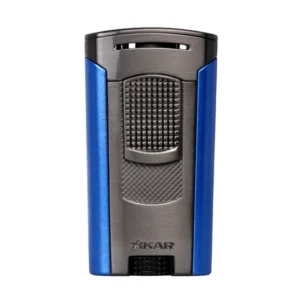 Xikar Astral Single Jet Flame Cigar Lighter – Gunmetal/Blue