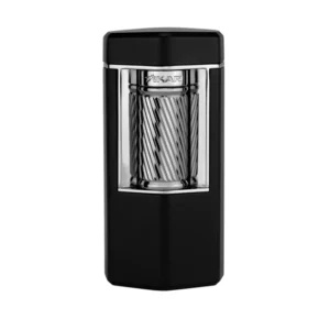 Xikar Meridian Triple Soft Flame Lighter – Black & Gunmetal