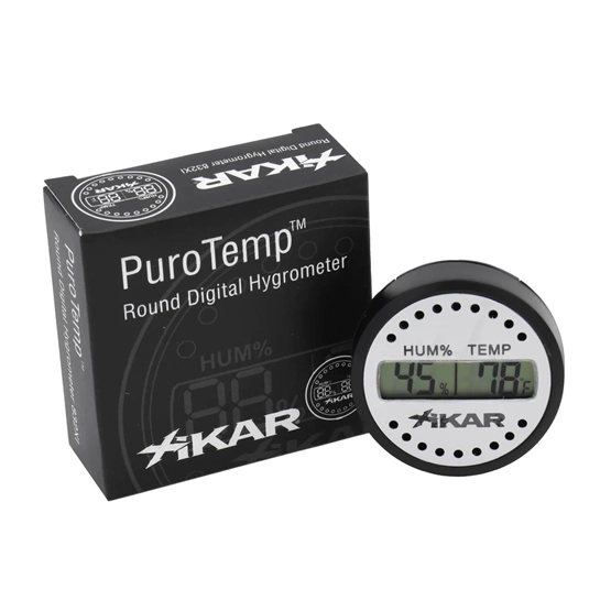 Xikar Round Digital Hygrometer