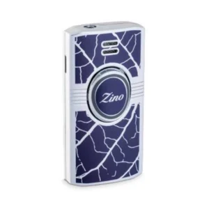 Zino Graphic Leaf Single Jet Flame Cigar Lighter – Blue