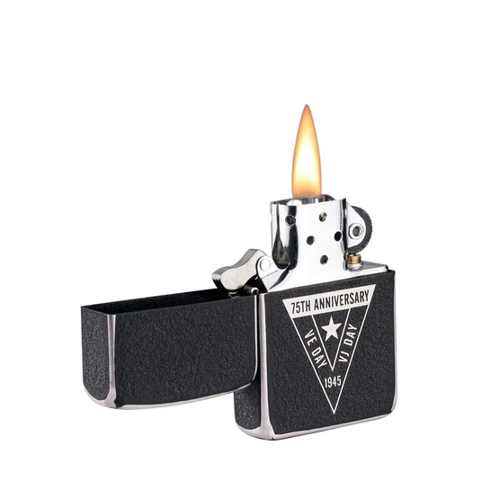 Zippo VE/VJ 75th Anniversary Collectible Soft Flame Lighter - Image 3