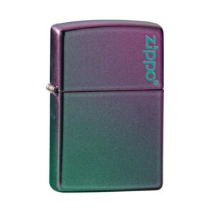 Zippo Classic Iridescent Zippo Logo Soft Flame Lighter