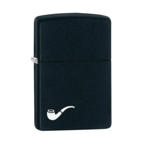 Zippo Matte Black Soft Flame Pipe Lighter